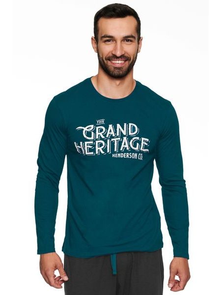 Pánské pyžamo 40021 Brand turquise