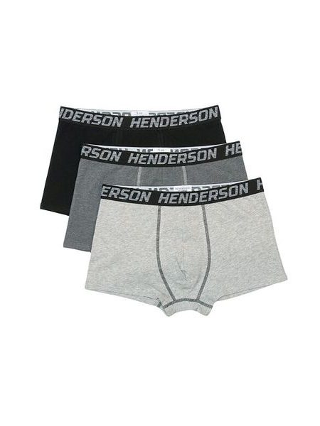 3 pack pánských boxerek Onset černo-šedé