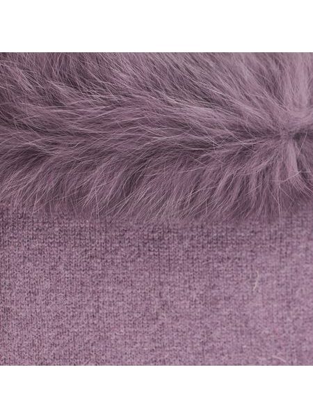 Rukavice s kožešinkou hnědé