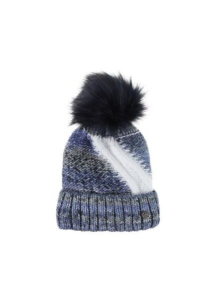 Extra teplá čepice Iceland modrá s bambulí