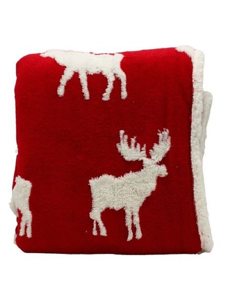 Beránková deka s jacquard vzorem 150 x 200 cm, 480 GSM