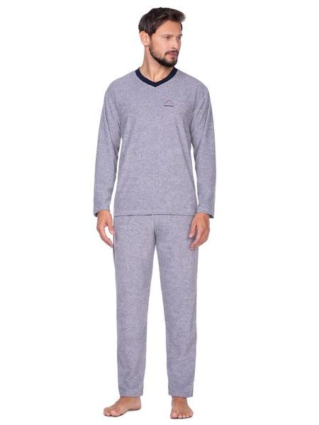 Pánské pyžamo 592 grey plus