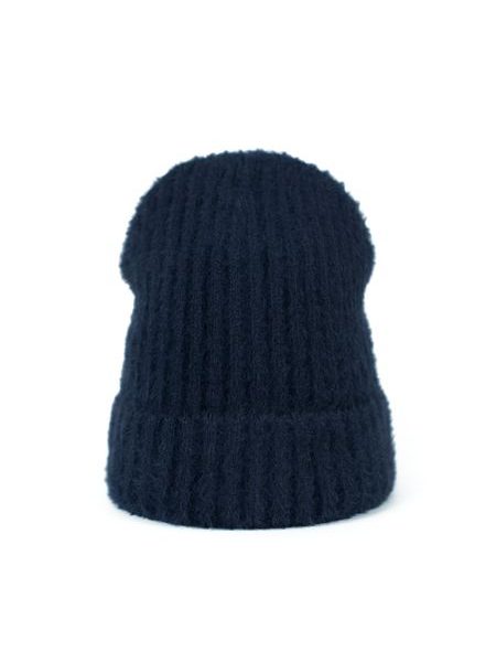 Teplá čepice na zimu černá