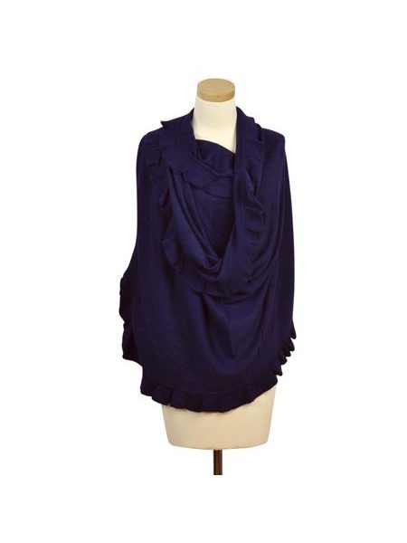 Velký šál s límečkem