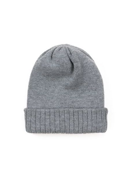 Šedá podzimní čepice