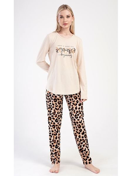 Dámské pyžamo dlouhé Laura - černá