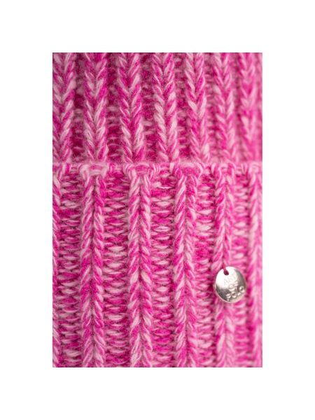 Melanžová čepice - růžová