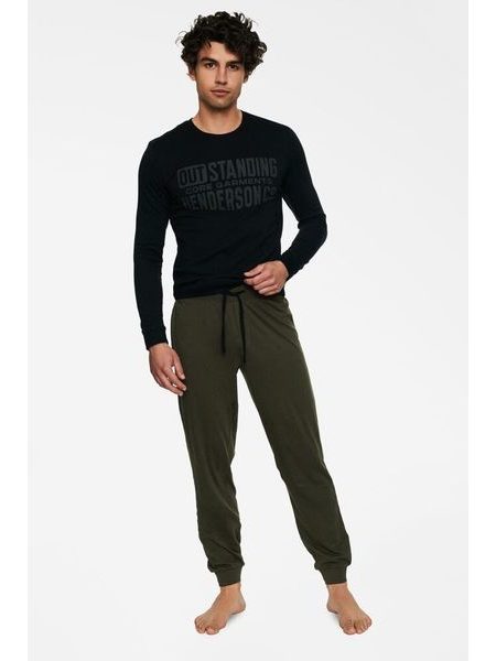 Pánské pyžamo Badge černé