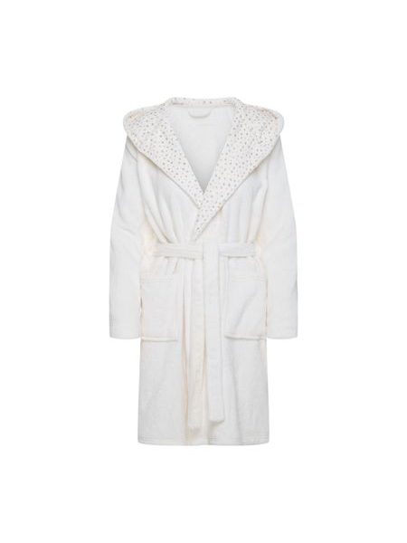 Hebký dámský župan Missy s ušima bílý