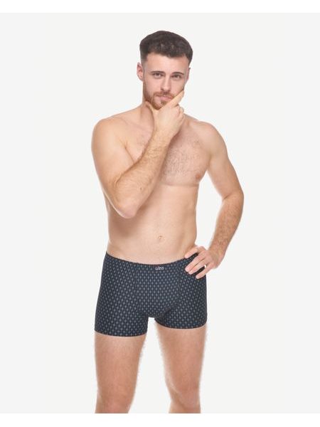 Boxerky s delší nohavičkou - Tmavá šedá