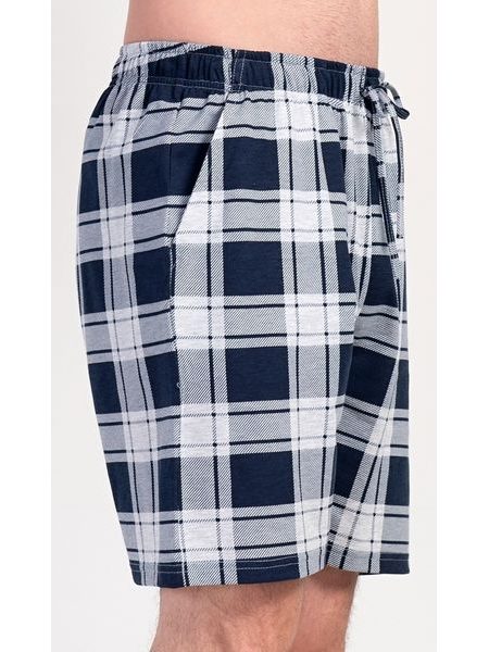 Pánské pyžamové šortky Edvard - tmavě modrá