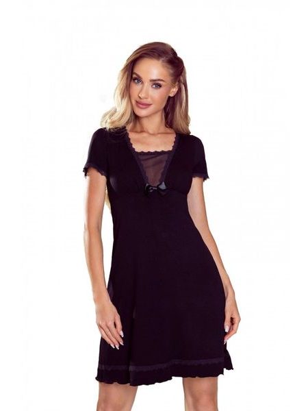 Noční košile Hermiona black plus