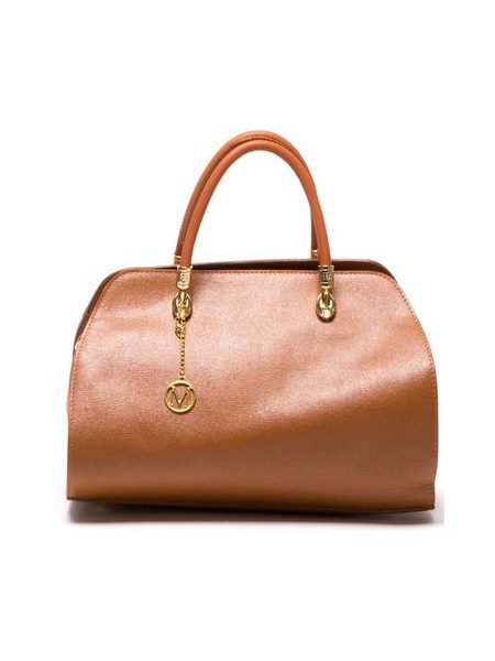 Elegantní kožená kabelka MANGOTTI 5 Cognac