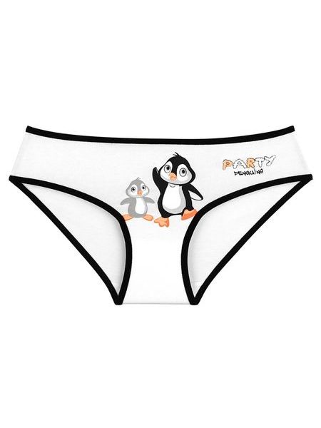 Dětské kalhotky Tučňáci na párty - růžová