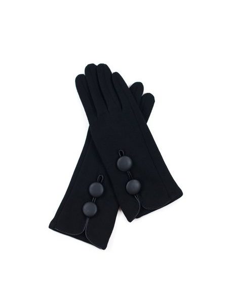 Vkusně zdobené elegantní rukavice světle šedé