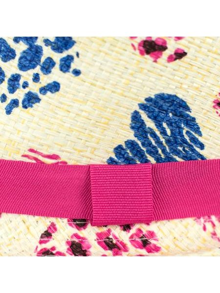 Dětský klobouk Uličník s malinovou stuhou