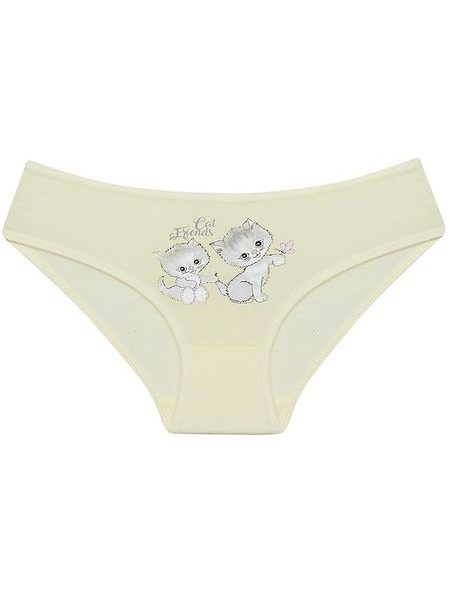 Dětské kalhotky Cat friends - smetanová