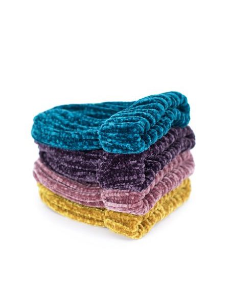 Dětská teplá zimní čepice žlutá