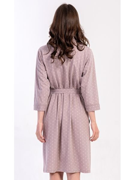 Dámský župan krátký Adélka - kakaová