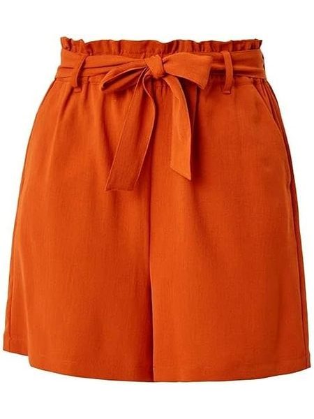 Dámské šortky s.Oliver tmavě oranžové