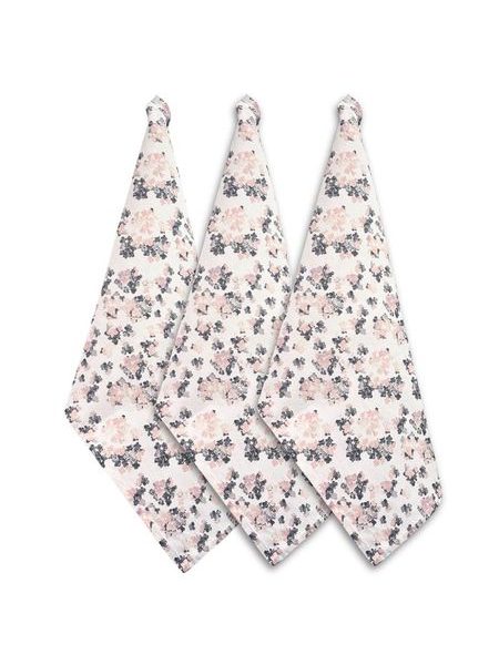 Sada 3 utěrek 50*70 cm, květy