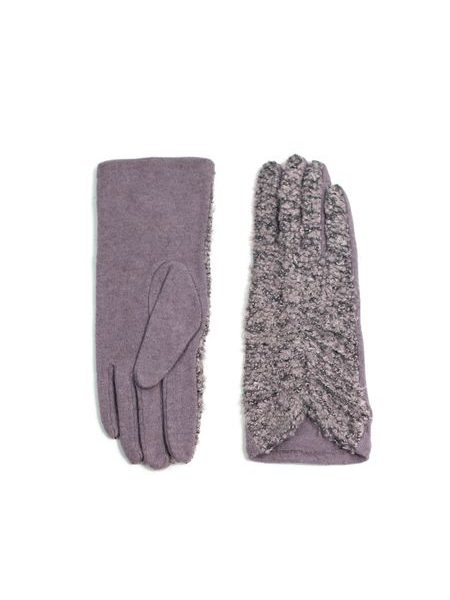 Šik vlněné rukavice starorůžové