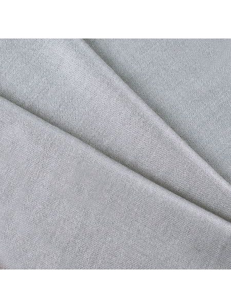 Dámský šál s třásněmi - světle šedý