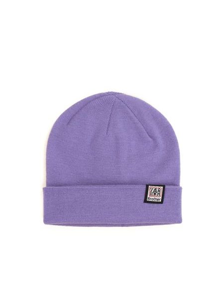 Čepice beanie dvojitá modrá