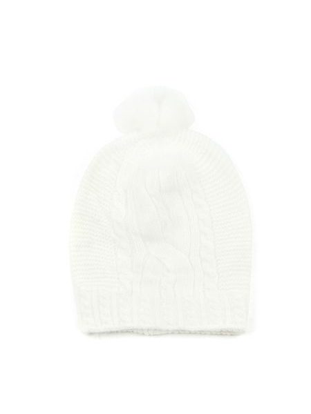 Krásná angorská čepice bílá