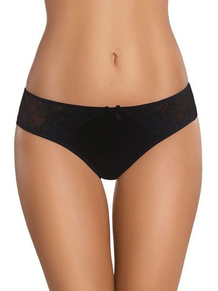 Bokové dámské kalhotky černé