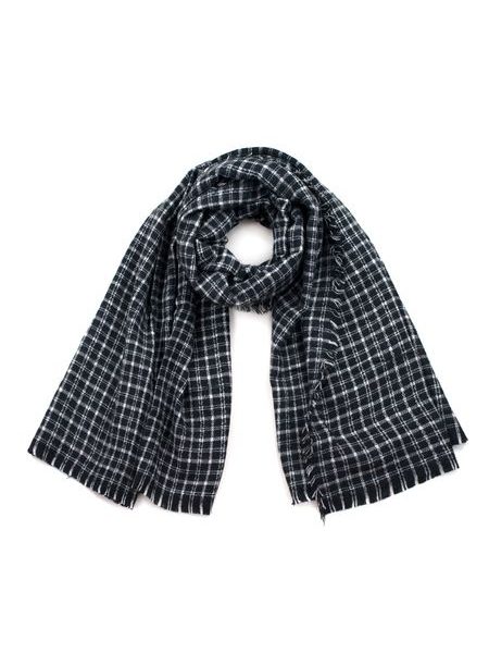 Kostkovaná šála tmavá