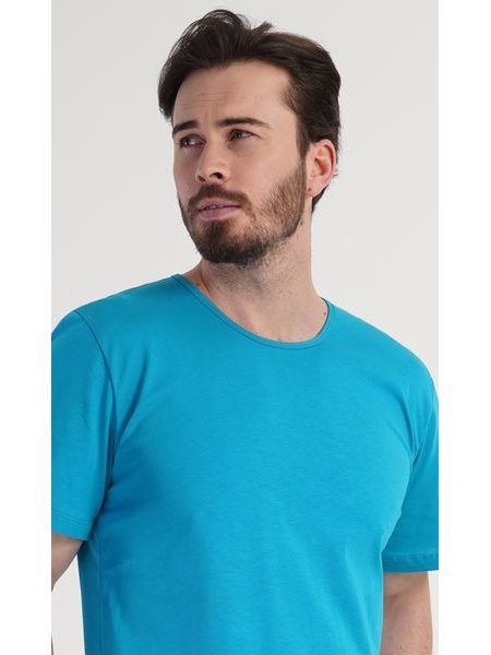 Pánské pyžamo šortky Motocycle - tyrkysová