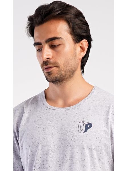 Pánské pyžamo šortky Pedro - šedá