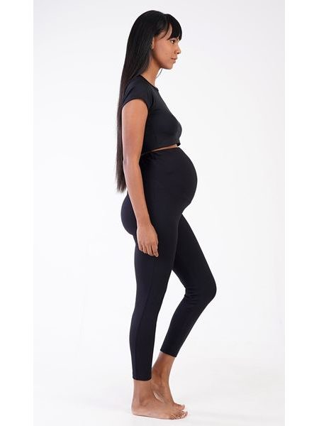 Dámské mateřské elastické kalhoty Julie - šedá