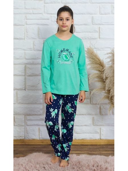 Dětské pyžamo dlouhé Alice - žlutá