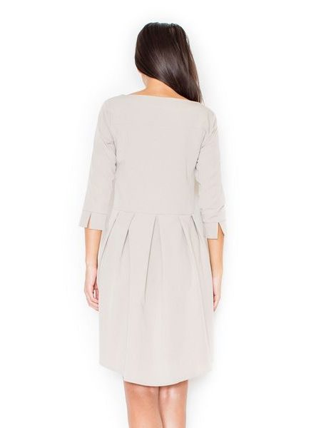 Dámské šaty KATRUS K141 beige