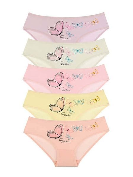 Dětské kalhotky Motýl - smetanová