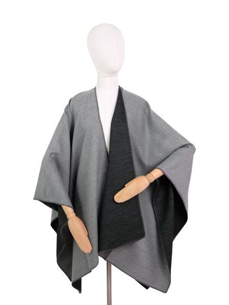 Pončo Eris - tmavošedá