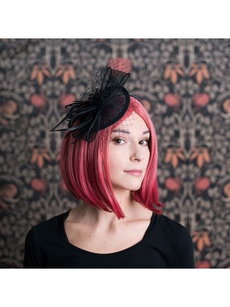 Dámský fascinátor žlutý