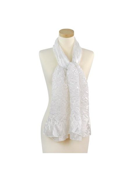 Klasická elegantní šála bílá