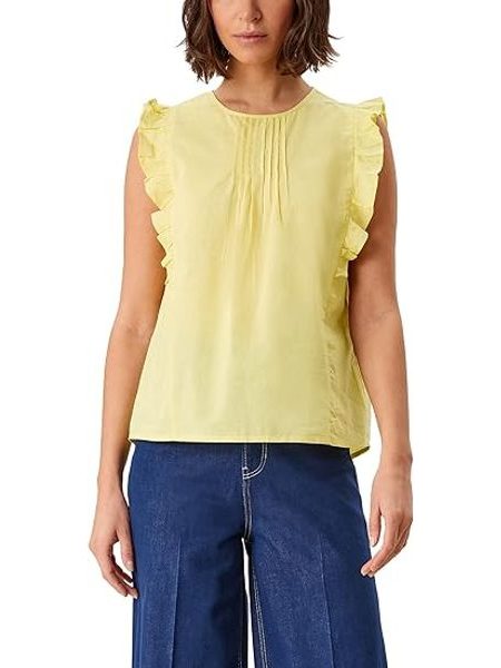 Dámské tričko s.Oliver žluté