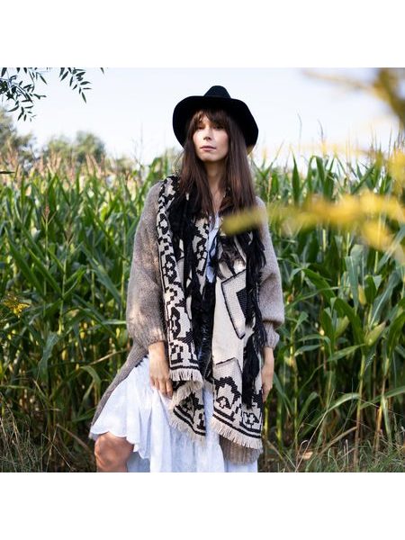 Podzimní dámský klobouk černý