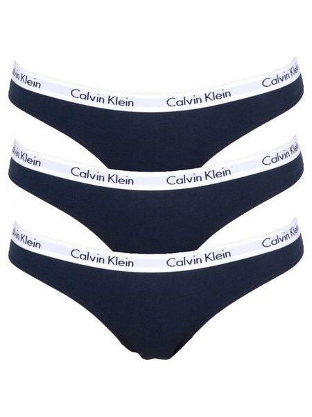 Dámské kalhotky CALVIN KLEIN Carousel 3-pack bikini černá