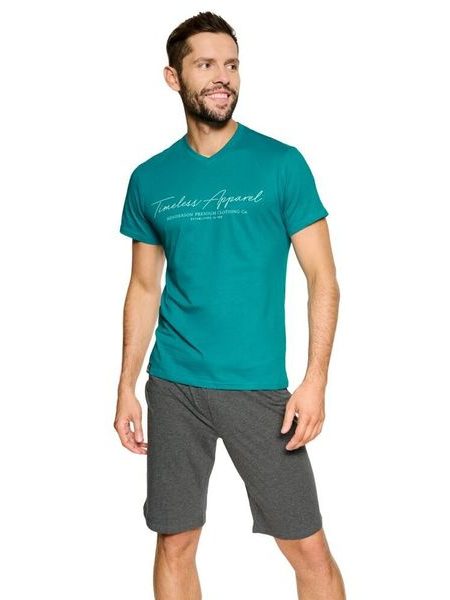 Pánské pyžamo Pulse tyrkysové