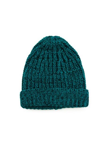 Dámská módní čepice zeleno-černá