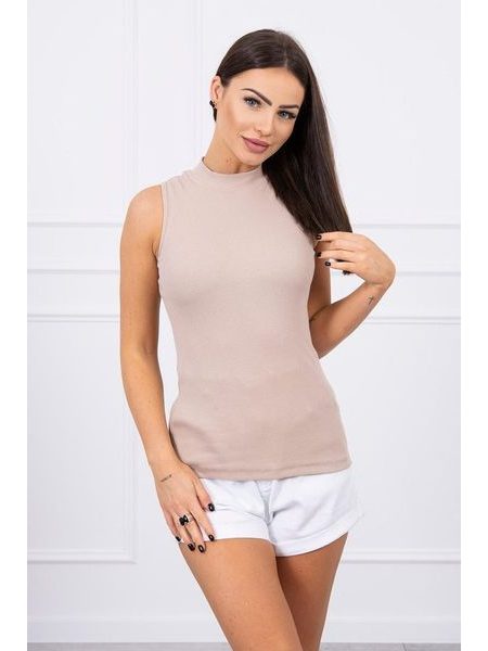 Tílko s rolákem, béžová