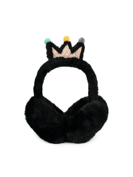 Klapky na uši Zimní královna černá