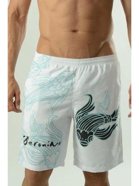 Pánské plavky GERONIMO 1609P4 bílé