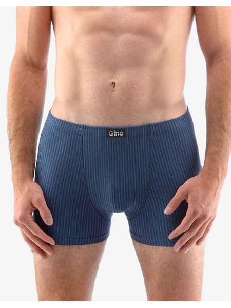 Pánské boxerky s kratší nohavičkou, kratší nohavička, šité 73119P - lékořice atlantic