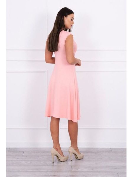Šaty 8288, lososová
